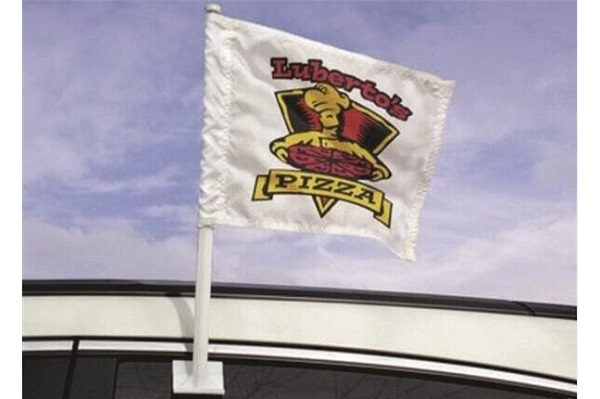 advertising car flags